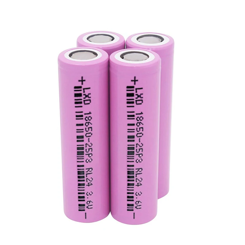 18650 перезаряжаемые батареи 3 7 V литий-ионный реальная емкость 2500mAh батарея для