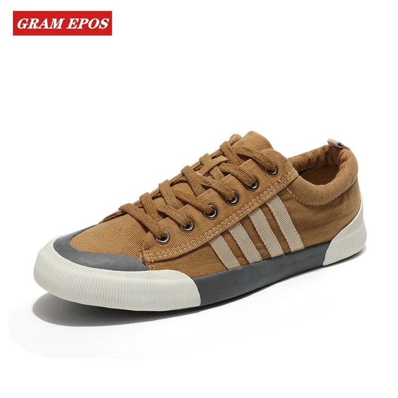 New Classic Canvas Shoes Men Casual Comfortable Round Toe Lace-up Flat Fashion Breathable Wear-resistant | Обувь