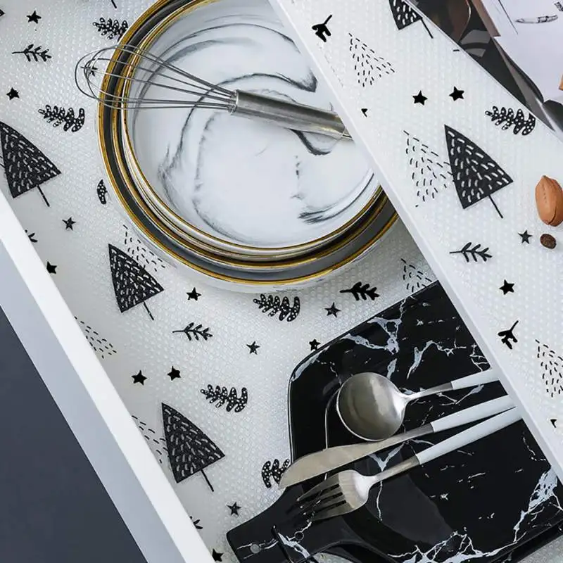 5 шт для ящика кухонного шкафа Pad полка контакт Бумага холодильник вкладыш