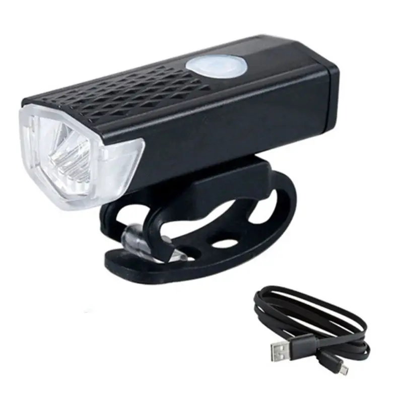 

Bicycle Headlight USB Rechargeable LED Safety Lamp Waterproof Easy to Install