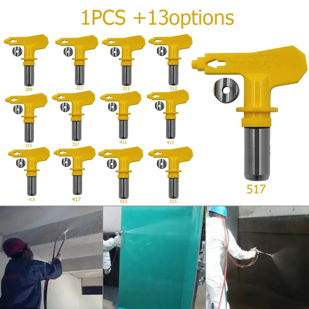 

Tungsten Steel Airless Spray Tip Nozzle Paint Tools Home Tip For Wagner Paint Sprayer 209 211 311 313 315 4.9*5.6cm