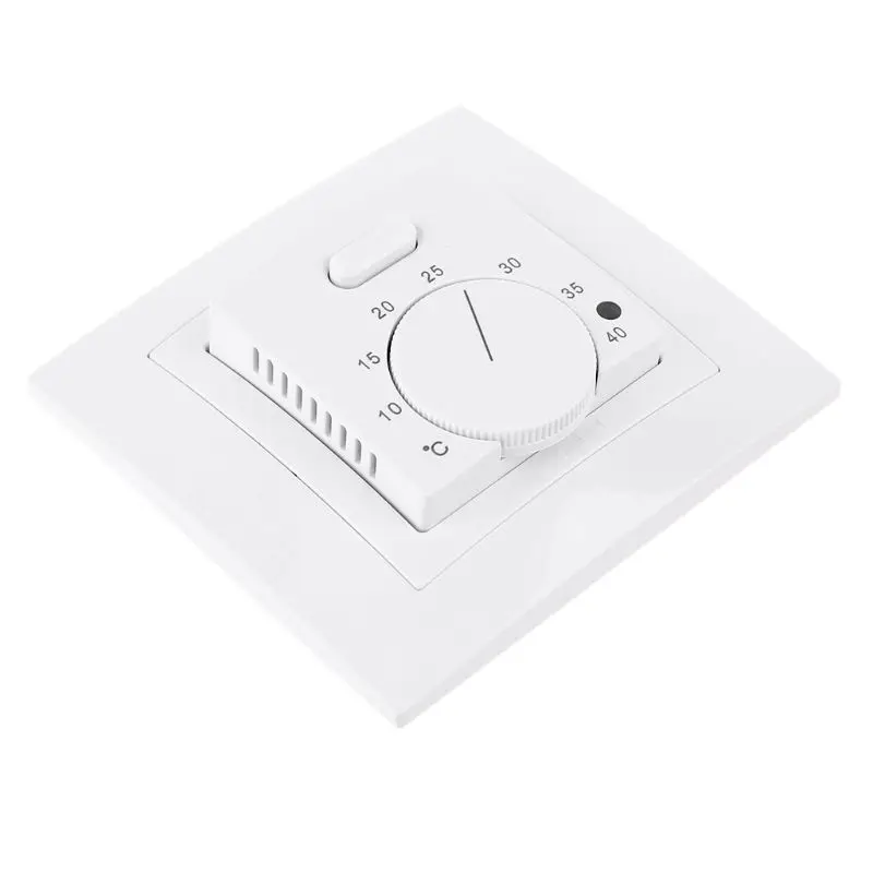 

UnderFloor Electric Heating Room Thermostat 16A AC220~230V Save Energy Floor Heating Temperature Controller 86x86mm C7AD