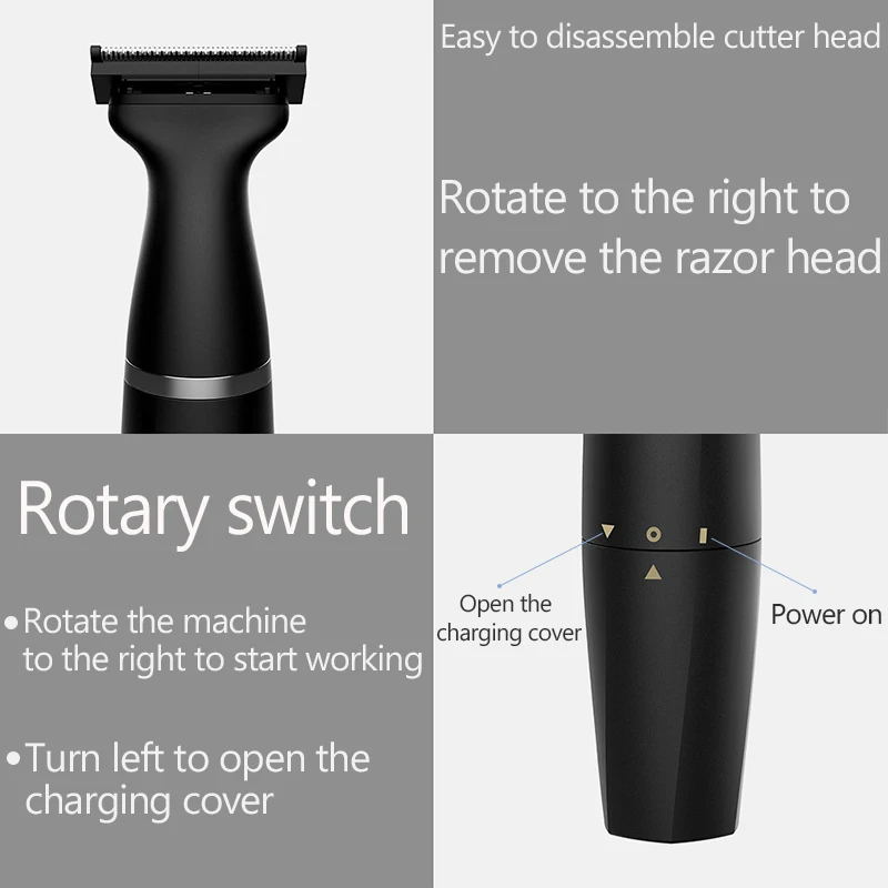 

Electric shaver for men xiao-mi youpin electric razor Wet and dry beard trimmer Waterproof display Multifunctional beard shaver