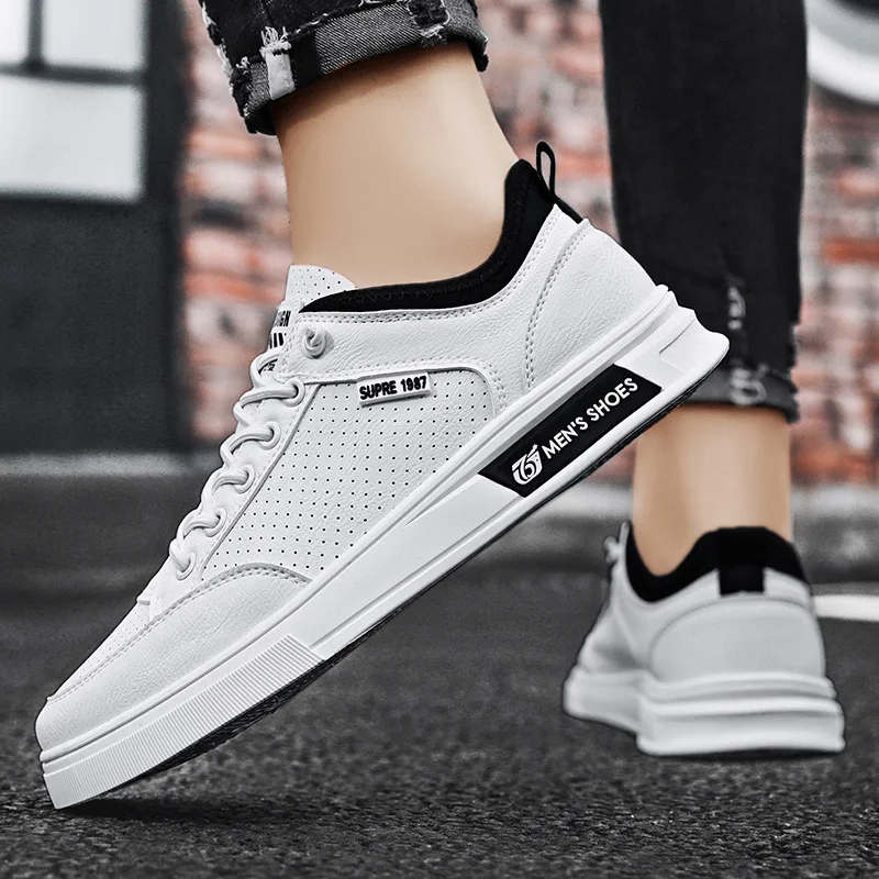 

Off White Shoes 2021 Spring New Wild White Shoes Korean Casual Shoes Students Summer Breathable White Shoes Men's Shoes