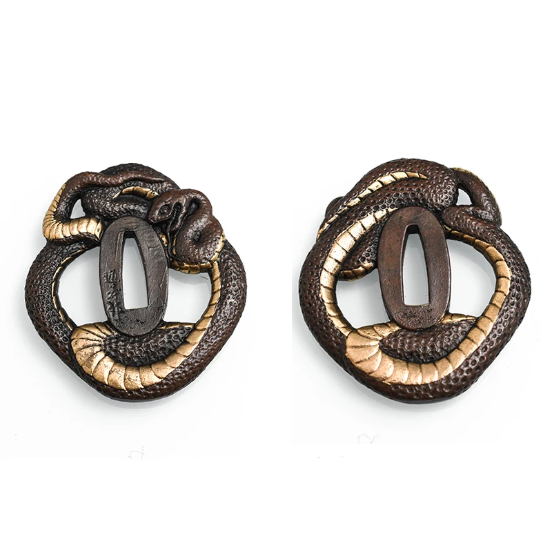 Японский меч Nihonto металлическая фурнитура Цуба для катаны набор фучи Кашира