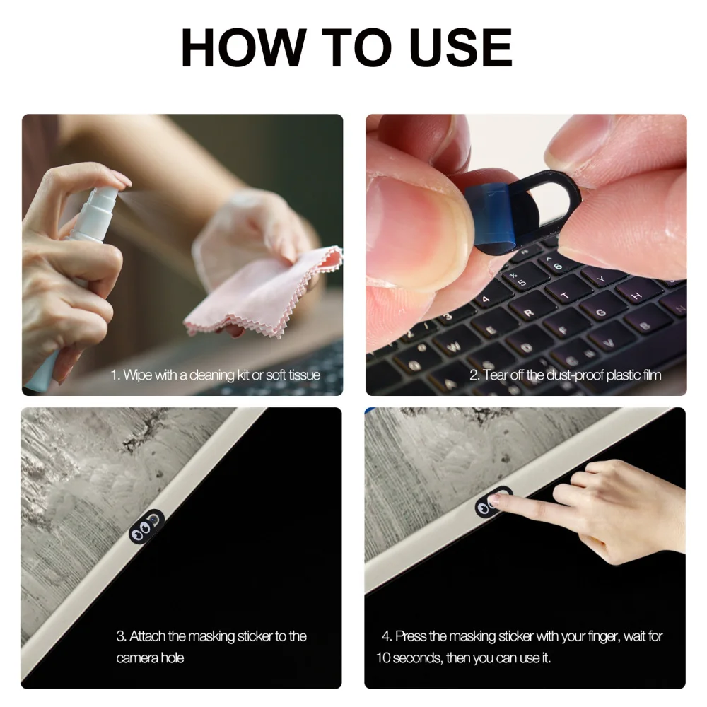 

6Pcs Laptop Camera Covers Tablet Webcam Protective Covers Phone Accessories