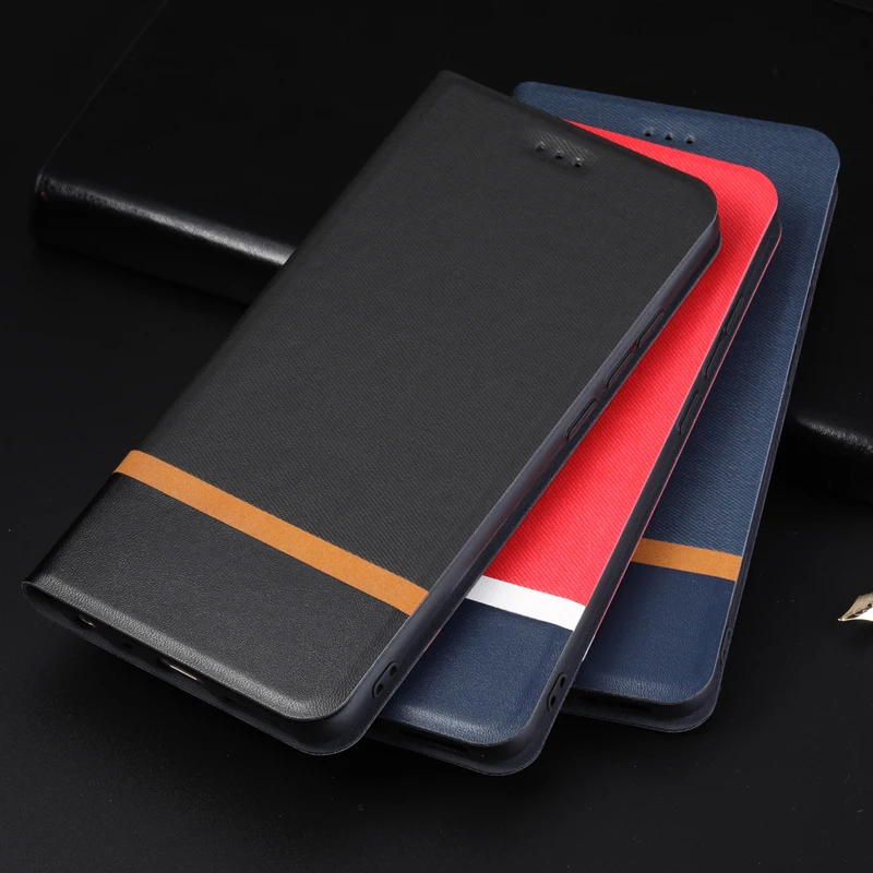 Кожаный чехол книжка для lenovo z6 pro z5s бумажник a5 s5 k5 play s90 lite|Бамперы| |