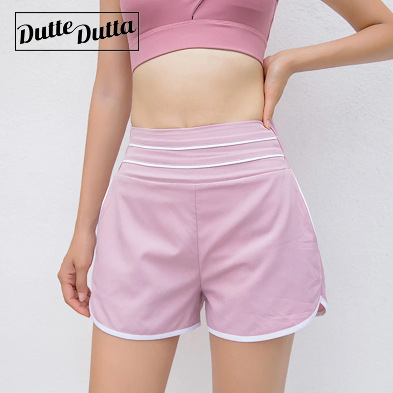 Женские Высокая Талия для занятий йогой Спортивные шорты дам Для женщин