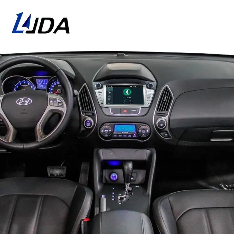 LJDA Android 10 автомобильный dvd-плеер для hyundai Tucson/IX35 2011 2012 2013 2 Din автомагнитола gps навигация стерео Мультимедиа wifi RDS