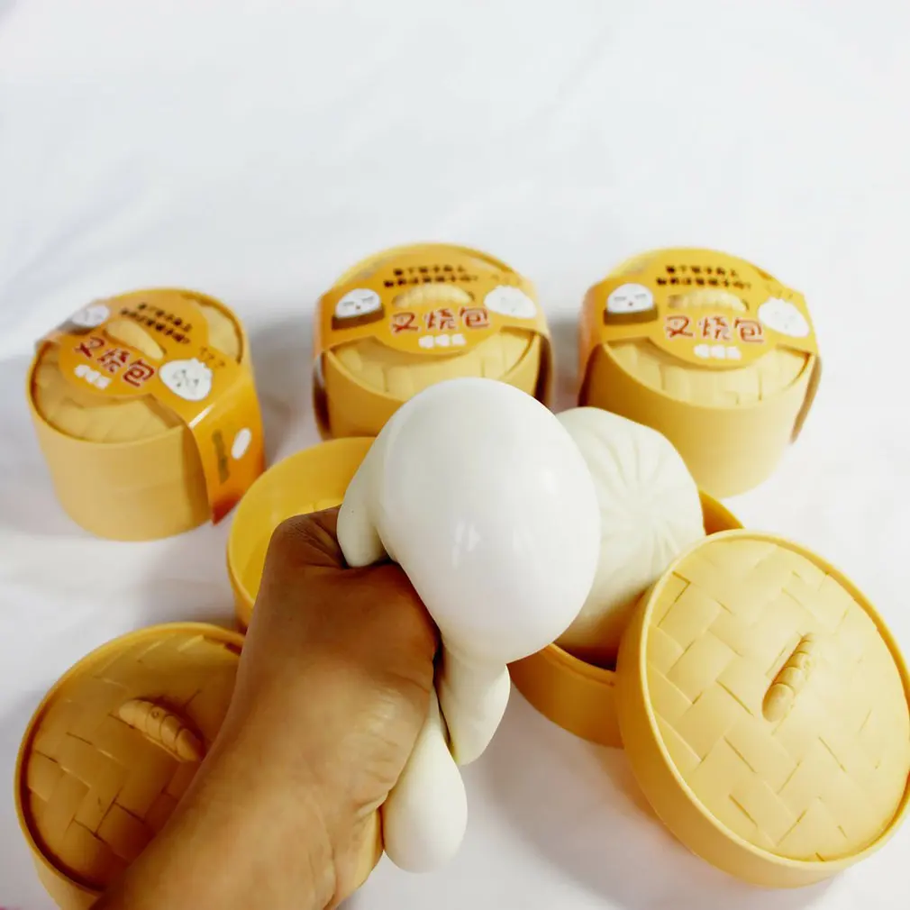 

Squeeze Antistress Novelty Toys Funny Unzip Toy Big Bun Squeeze Fidget Toys Bun Decompression Press Stress Toys For Kids Adults