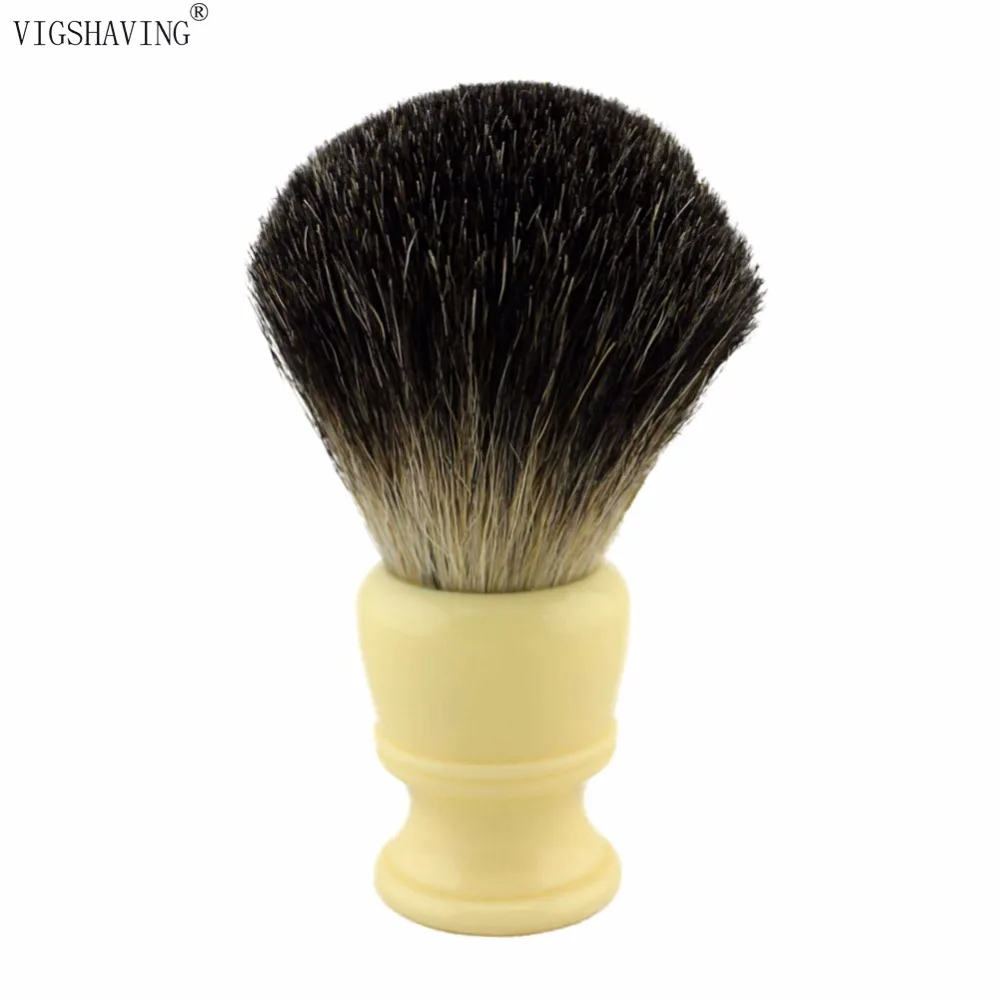 Vigshaving помазок смолы ручка чисто барсук волос Для мужчин Кисточка для бритья