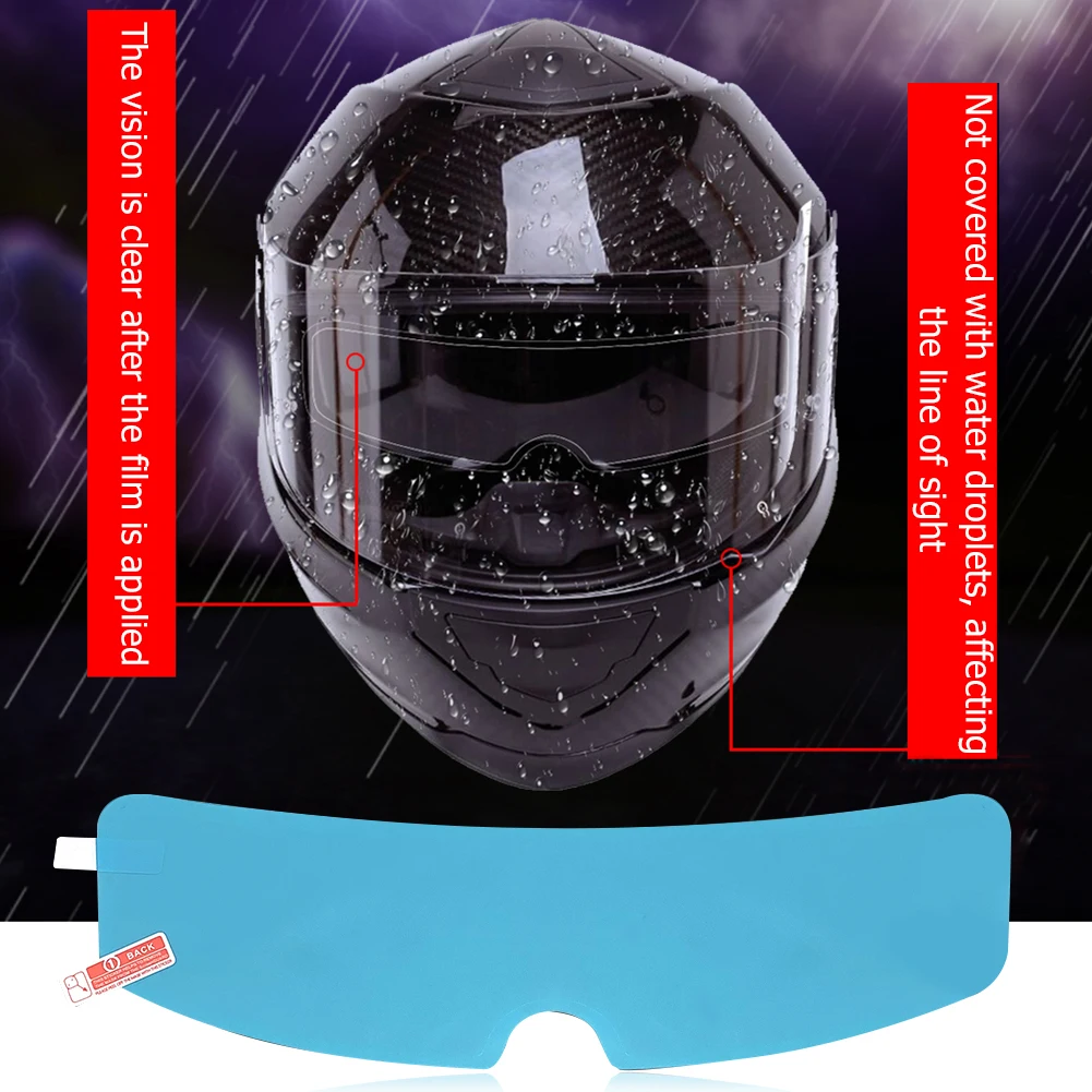 

Motorcycle Helmet Visor Waterproof Film Kit Nano Coating Rainproof Film Professional Moto Accessorie