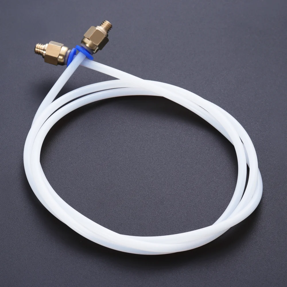 UEETEK 2 метра PTFE тефлоновая трубка и шт соединители для RepRap Rostock Kossel 3D принтер Bowden