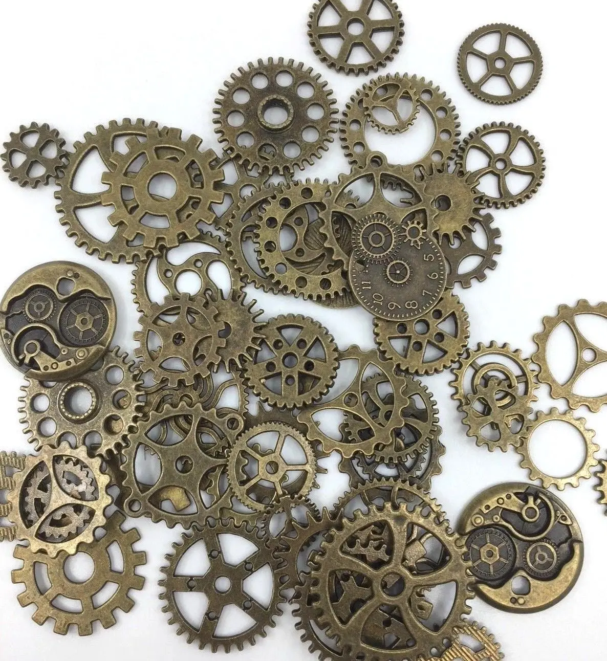 Бронзовые детали для часов 20 шт./лот шестерни колеса DIY Ювелирные изделия Ремесло