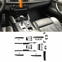 for bmw x5 e70 x6 e71 carbon fiber interior accessories whole kit cover 2008 2013