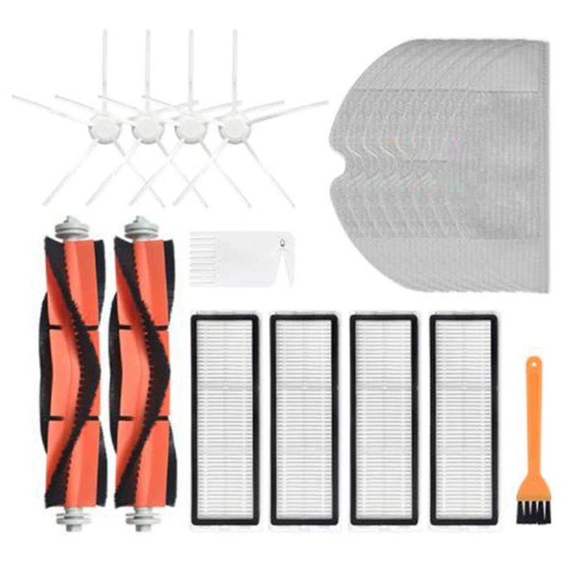

Аксессуары для робота-пылесоса XiaoMi Mijia 1C 1T STYTJ01ZHM Dreame F9, насадка на швабру, боковая щетка, фильтр, тряпка, запчасти
