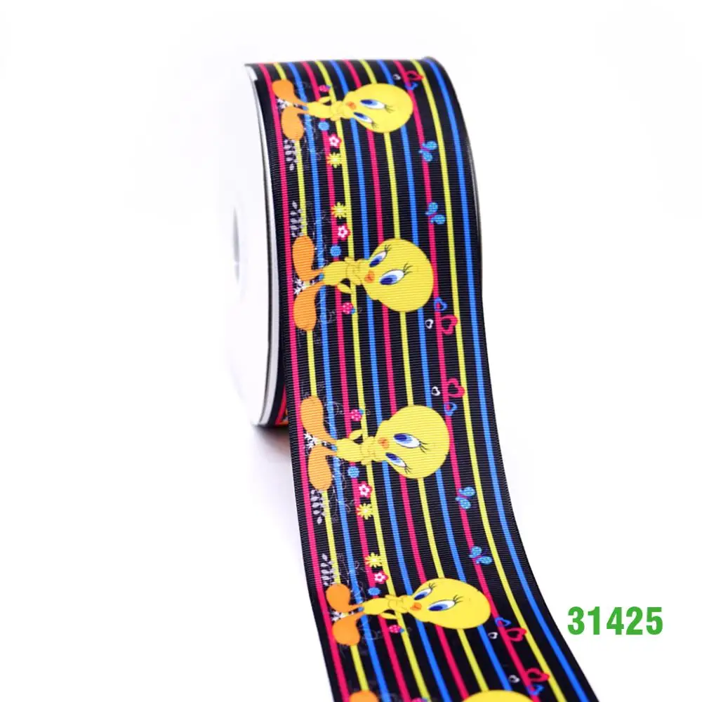 50 ярдов мультфильм напечатанный grosgrain ленты 31408