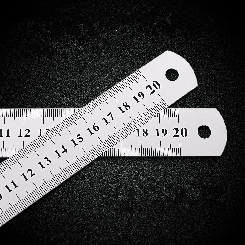 Прямая Линейка из нержавеющей стали студенческие металлические канцелярские