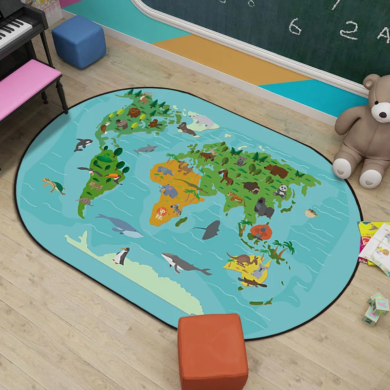 10 3D принт хрустальный бархатный детский игровой коврик 0,6 см коврик для ползания противоскользящий детский ковер круглый развивающий коврик для детей игровой коврик - Цвет: 10