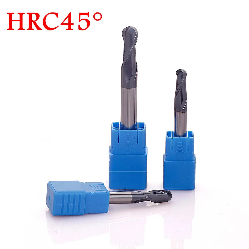 Концевые фрезы с 2 канавками твердосплавные Фрезы ЧПУ 1-4 мм 50 для