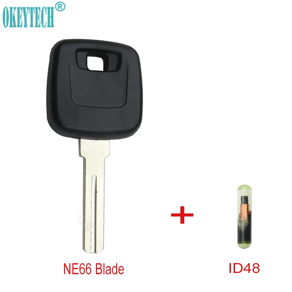 Чехол для автомобильного ключа транспондера OkeyTech VOLVO S40 V40 850 960 C70 S70 V7 D30 XC70 XC60 с