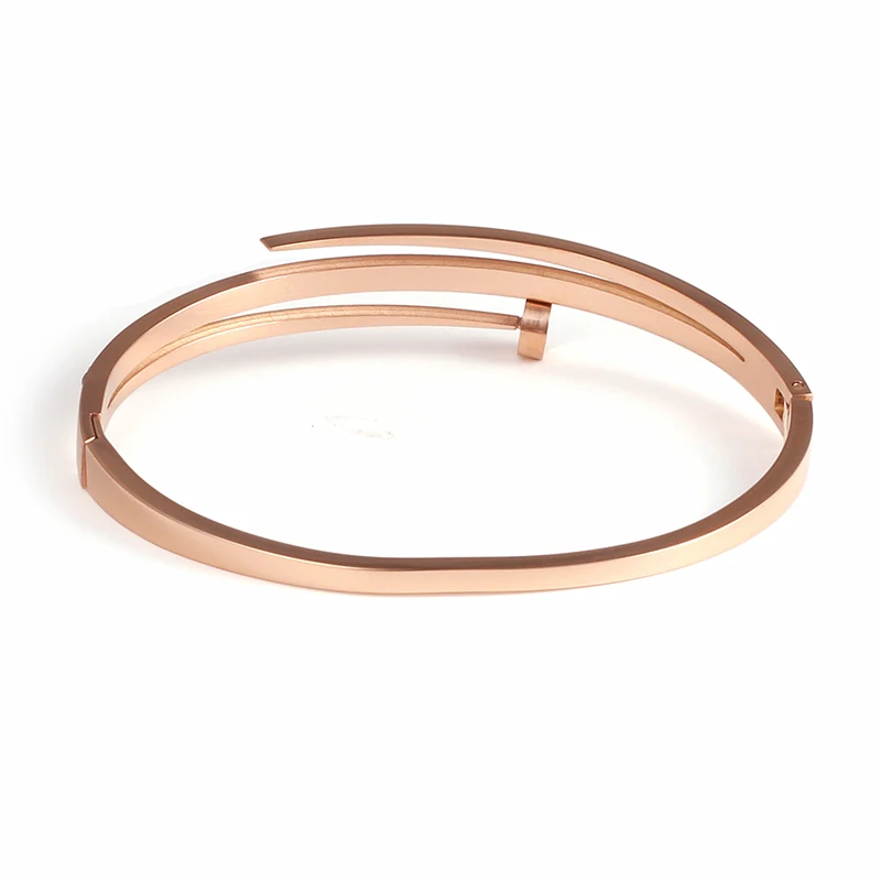 URSJEWELRY розовый золотой браслет на запястье браслеты для женщин сделаны из