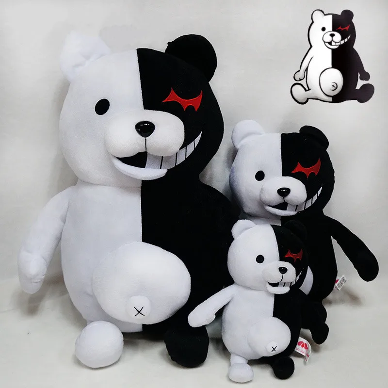 Новинка Dangan Ronpa Super Danganronpa 2 Monokuma черный и белый медведь плюшевая игрушка мягкая