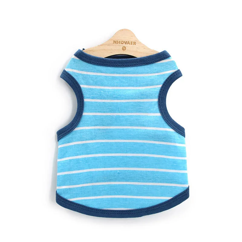 Летняя одежда для собак хлопковая жилетка щенков рубашка костюм кошек и чихуахуа