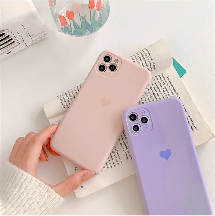 Силиконовый мягкий ударопрочный чехол карамельного цвета из ТПУ для iPhone 7plus 7 8 11