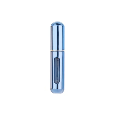 5ml shiny blue 5 мл 8 мл многоразовый мини флакон-спрей для духов Алюминиевый распылитель портативный дорожный косметический контейнер флакон для духов - Цвет: 5ml shiny blue