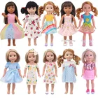 Платье куклы юбки для 14,5 дюймов Wellie благожелателей Камиль Ashlyn в силе Кендал и Emerson 38-40 см Нэнси американская кукла поколения игрушка сделай сам