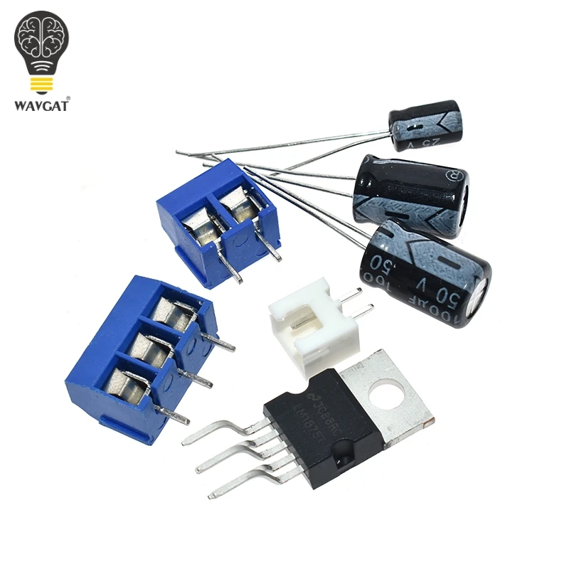 LM1875T моно бум уровень мощности 30 Вт усилитель динамика PCB производство DIY kit