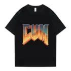 Мужские летние футболки-Doom-Cum-Винтажные Футболки с графическим рисунком-мужские футболки-мода-короткий рукав