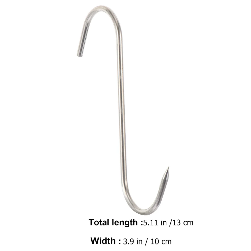 

10PCS Meat Pork Ham Hanging Hooks Shaped Household Kitchen Cooking Hooks