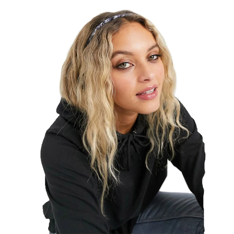 Женский складной ободок AWAYTR черный пластиковый для волос аксессуар волос| |