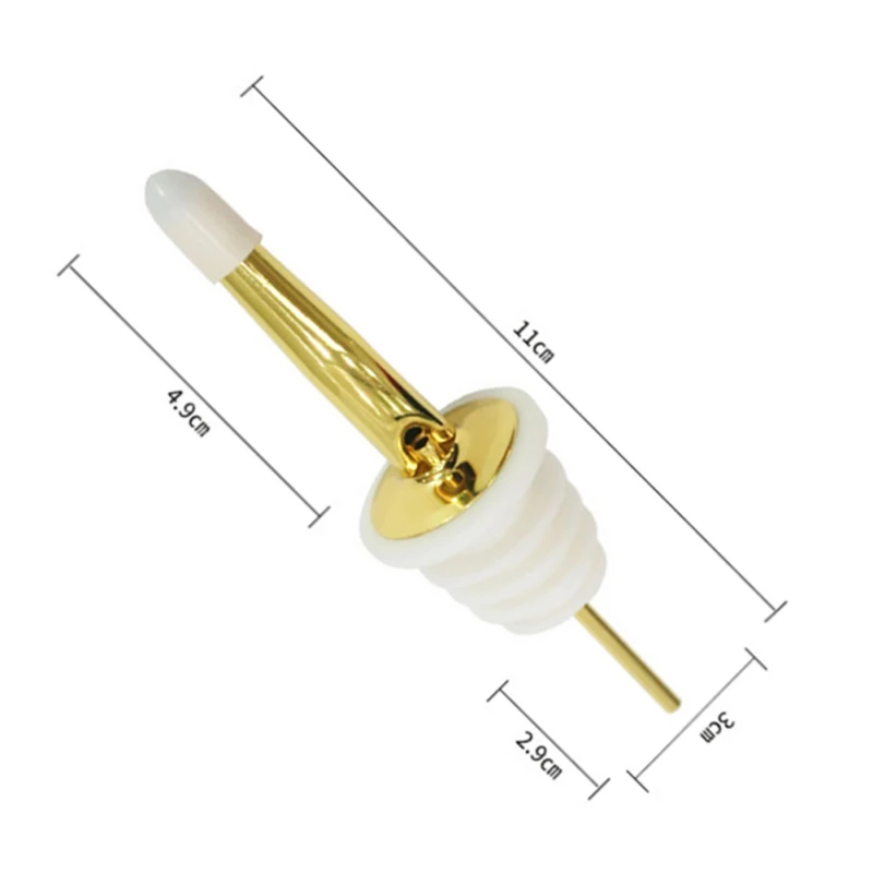 Винная бутылка для выливания носик наливания вина с Silcone Кепки Нержавеющая сталь