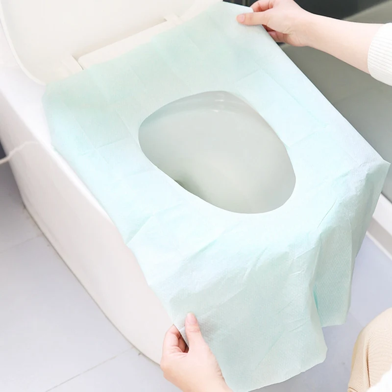

Disposable Toilet Paper Hotels Universal Toilet Sticker Seat Cover Business Travel Stool Set Health Safety Protective Film