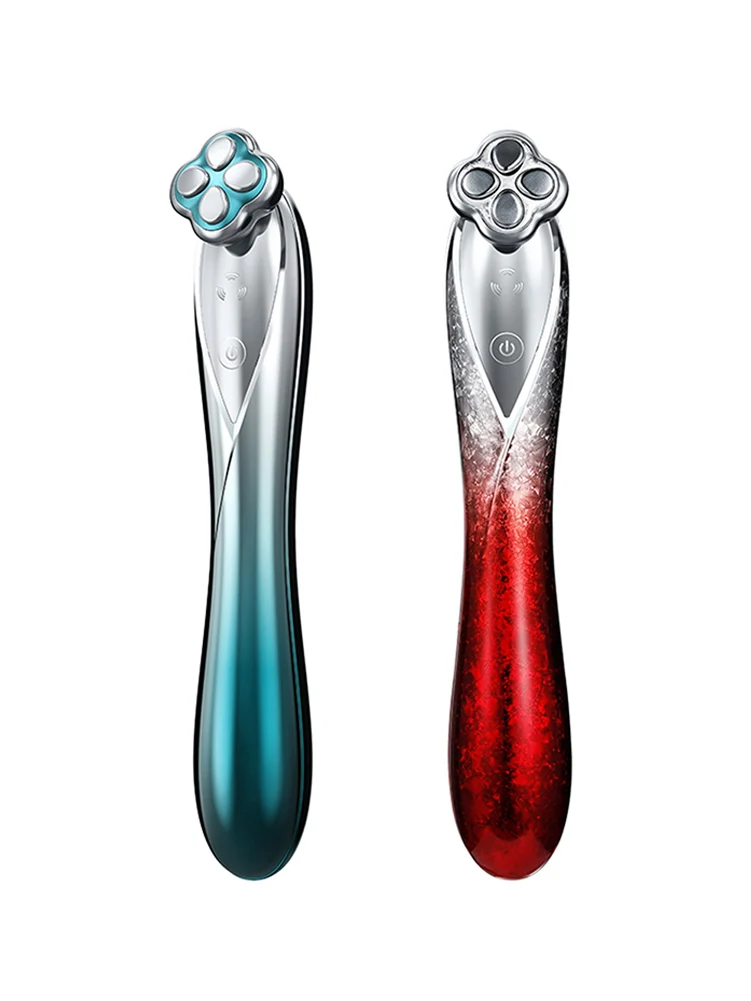 

RF Radio Frequency Eye Beauty Instrument Fade Dark Circles Eye Bags Eliminate Puffiness EMS micro current Eye Massage Tool