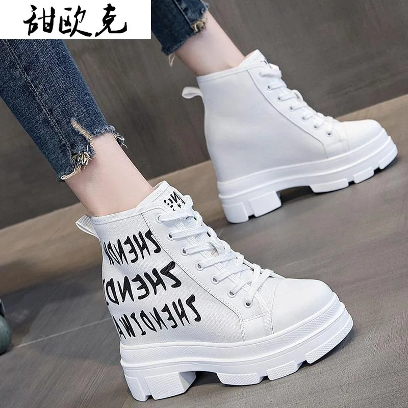 

New Fashion Sneakers Women Shoes Platform Women Mesh Breathable Vulcanized Shoes Wedge Casual Shoes Woman Summer Zapatos Mujer