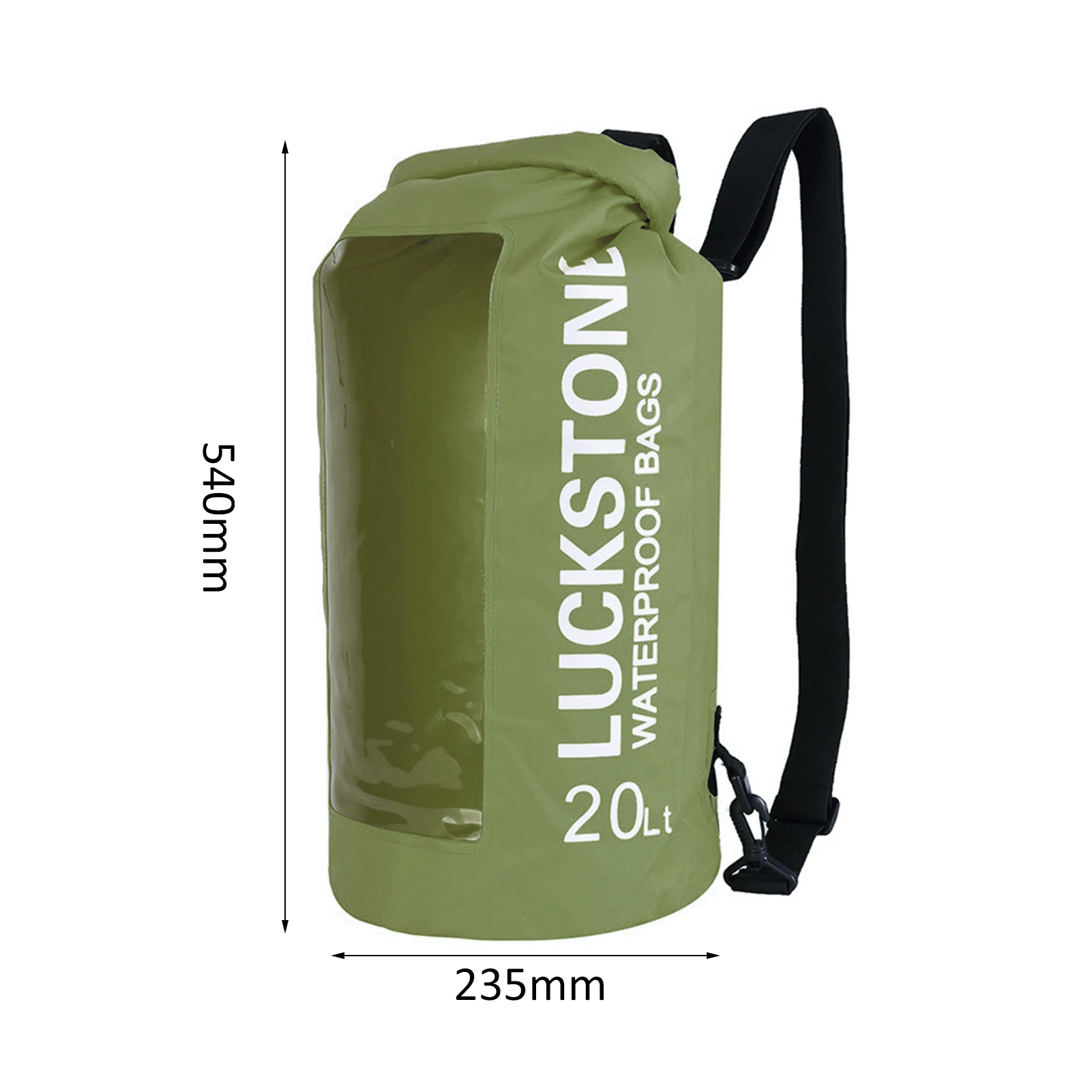 

Drifting Bag Swimming Buoy 20L Large Capacity Waterproof Storage Bag Backpack With Double Shoulder Strap For Swimming Accessory