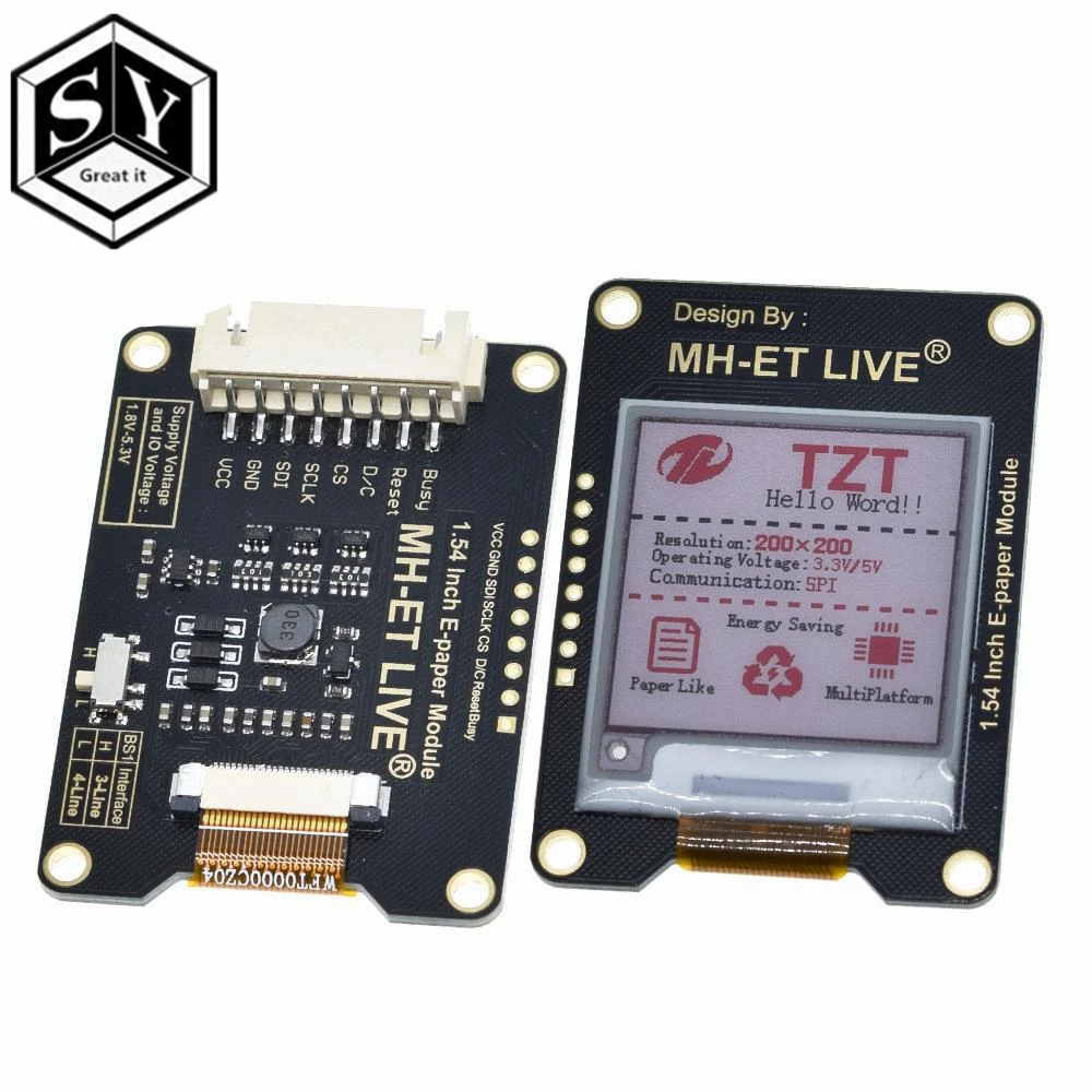 Справочный модуль электронной бумаги 1 54 дюйма электронная бумага E Ink экран