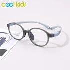 Крутая детская оправа для очков, От 3 до 5 лет Гибкая оправа TR90 оправа для детских очков по рецепту с прозрачными линзами для близорукостичтения