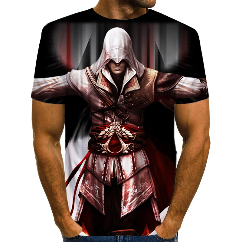 NT870 Call of duty Game 3D T-shirt streetwear for men and women popular short sleeves hrarjuku Game character casual tops t-shirts men - Цвет: NT870