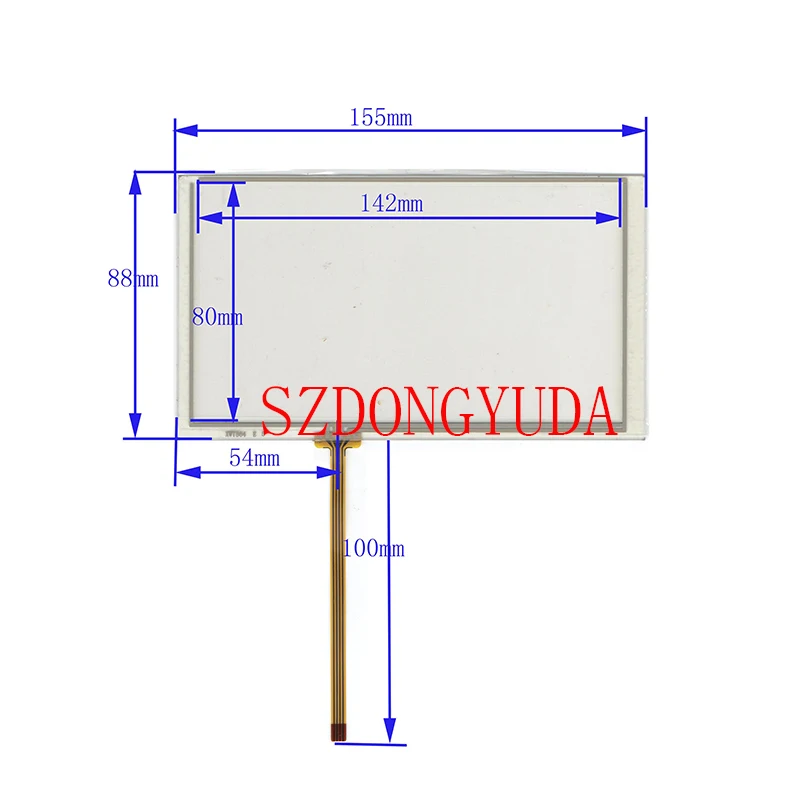 

New Touchpad 6.2 Inch 4-Line 155*88 For Mystery MDD-6270NV Touch Screen Digitizer Glass Panel Sensor