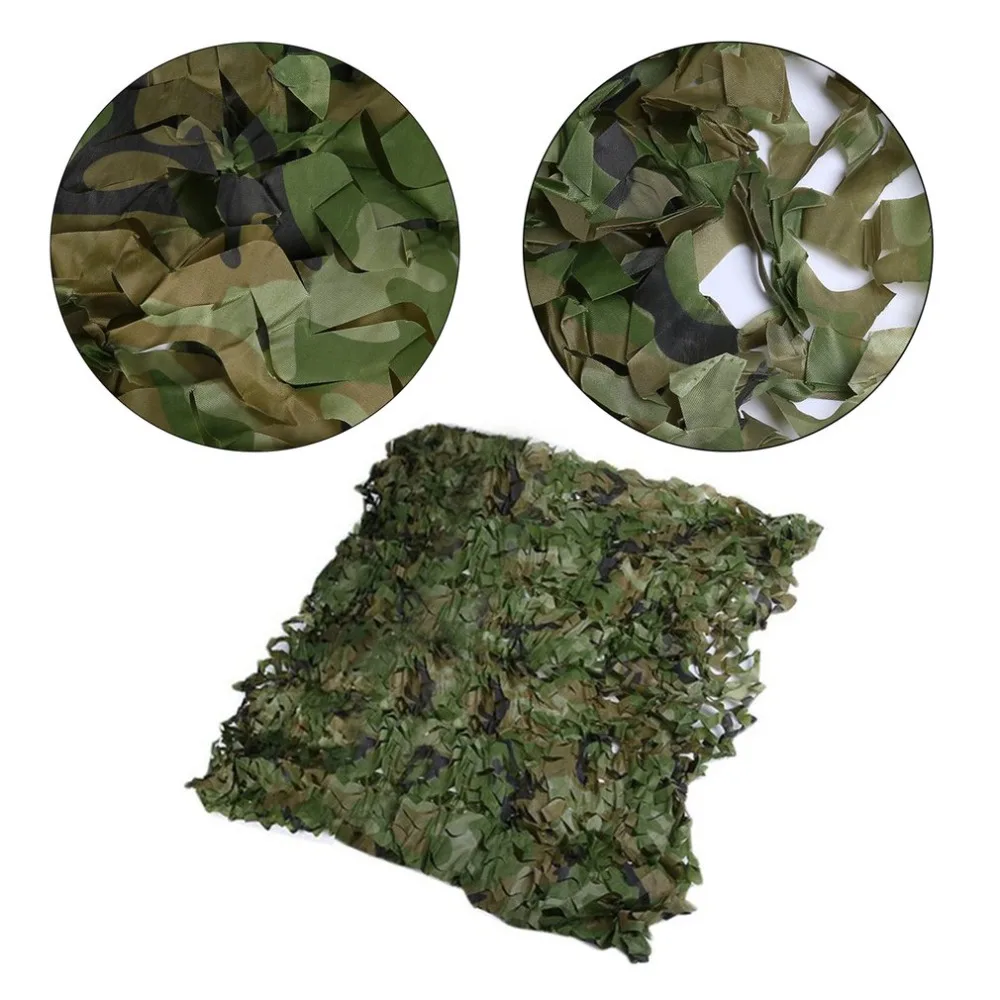 

6m/5m/ 4m/ 3m Hunting Military Camouflage Nets Woodland Army training Camo netting Car Covers Tent Shade Camping Sun S