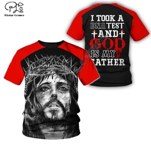 Футболка PLstar Cosmos A3 для мужчин и женщин, забавная Ретро Уличная одежда с принтом христианских, католических, Иисуса, Божьей гвардии, Повседневная рубашка с коротким рукавом