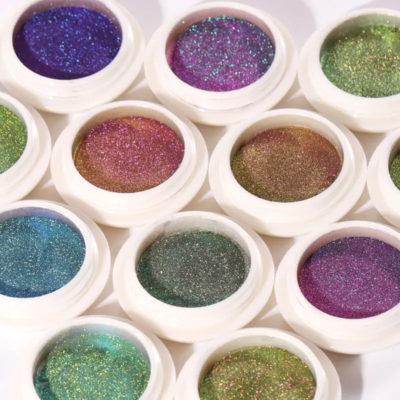 

0.2g/Jar 9D Magnetic Cat Eye Effect Nail Gel Powder DIY Chrome Chameleon Nail Art Glitter Pigment Magnet Dust UV Gel Accessories