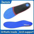 Ортопедические стельки 3ANGNI для мужчин и женщин, стельки с поддержкой свода стопы, боли в пятке, сине-красные