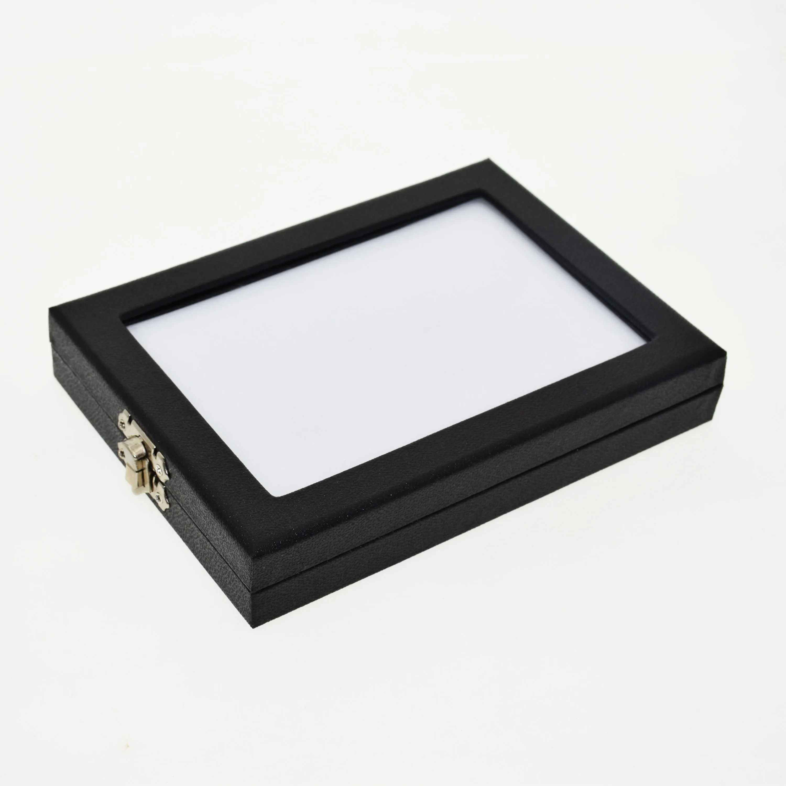 13 x 18 x 3cm Высокое качество коробка для демонстрации драгоценных камней кожзам алмаз коробка для хранения драгоценных камней Дисплей Органайзер футляр с камнями ювелирные изделия держатель Показать чехол - Цвет: 13 x 18 x 3cm