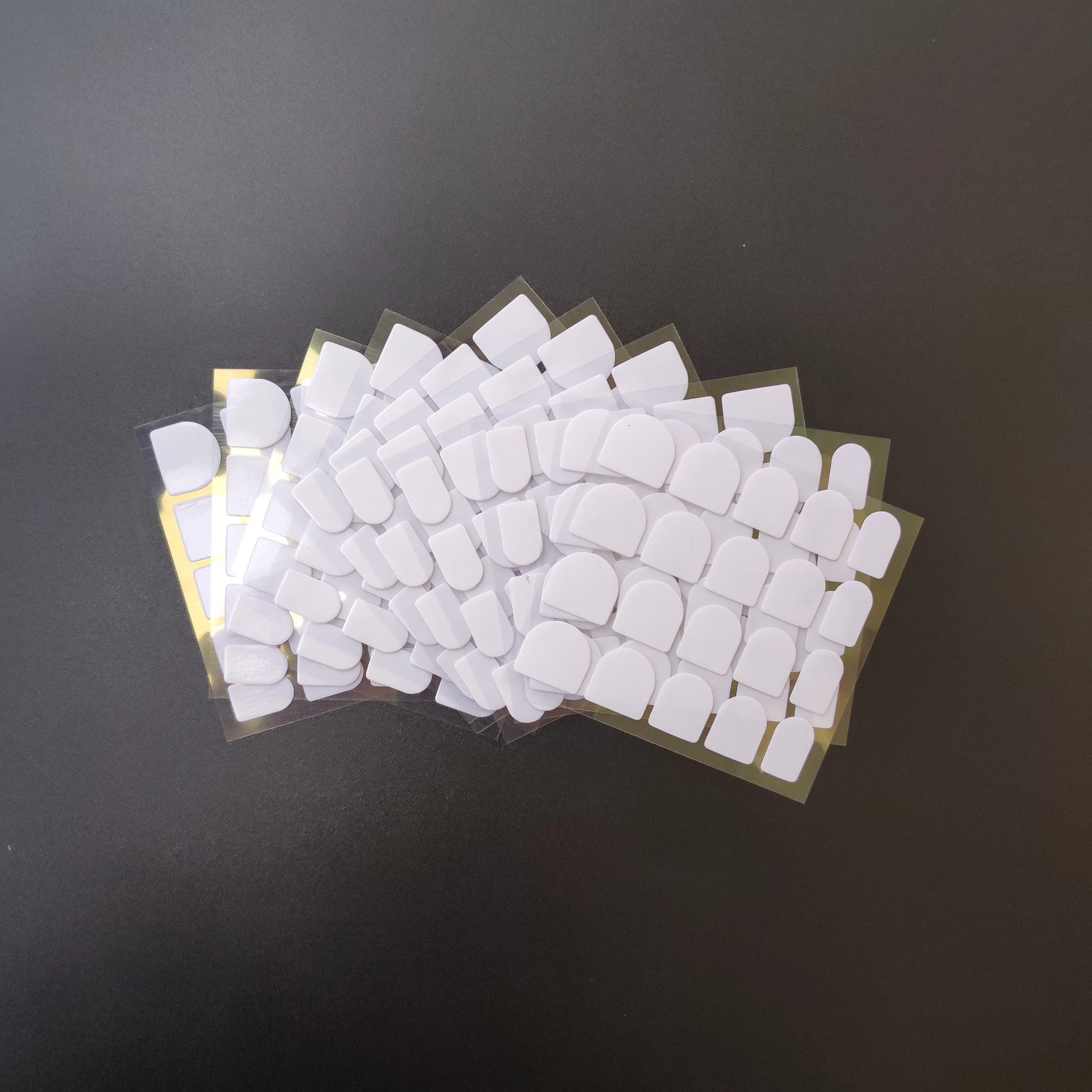 TKGOES 20 наборов прозрачные накладные ногти двухсторонний клей клейкая лента